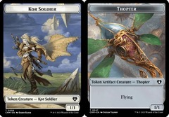 Kor Soldier token // Thopter token // (Commander master)